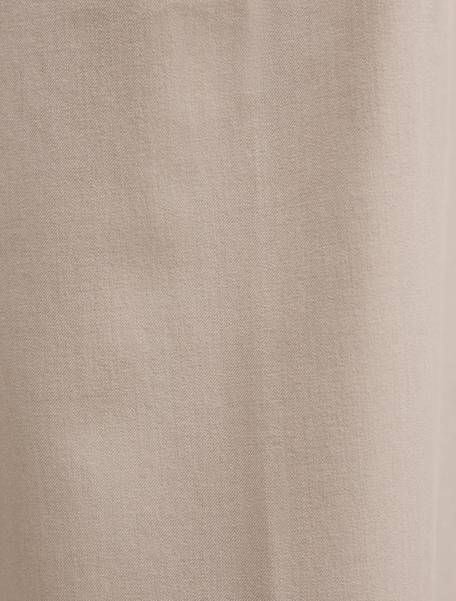Etta Pleated Wide Leg Pants Beige Marle