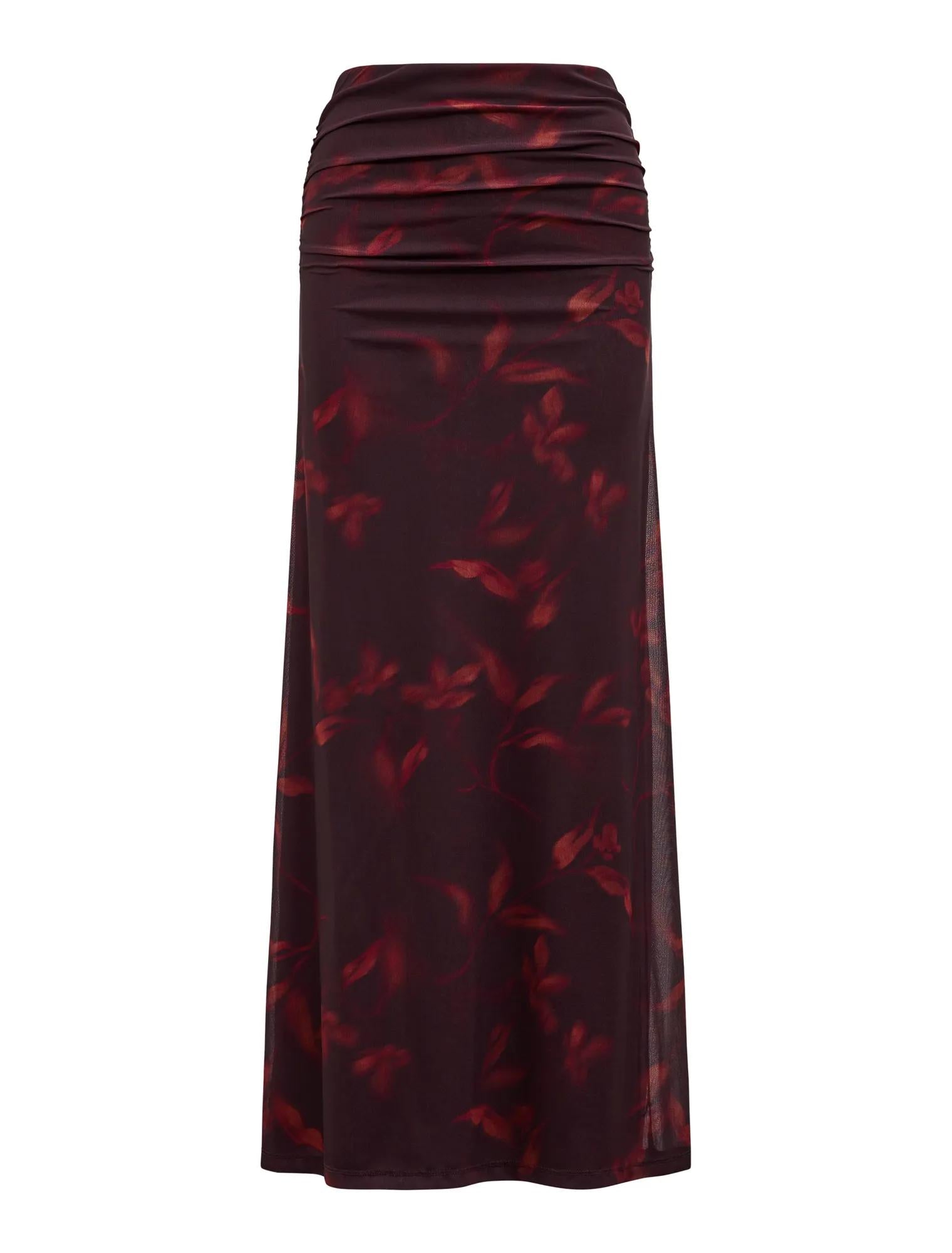 Mimi Flute Maxi Skirt Paloma Floral co-ord_mannequin
