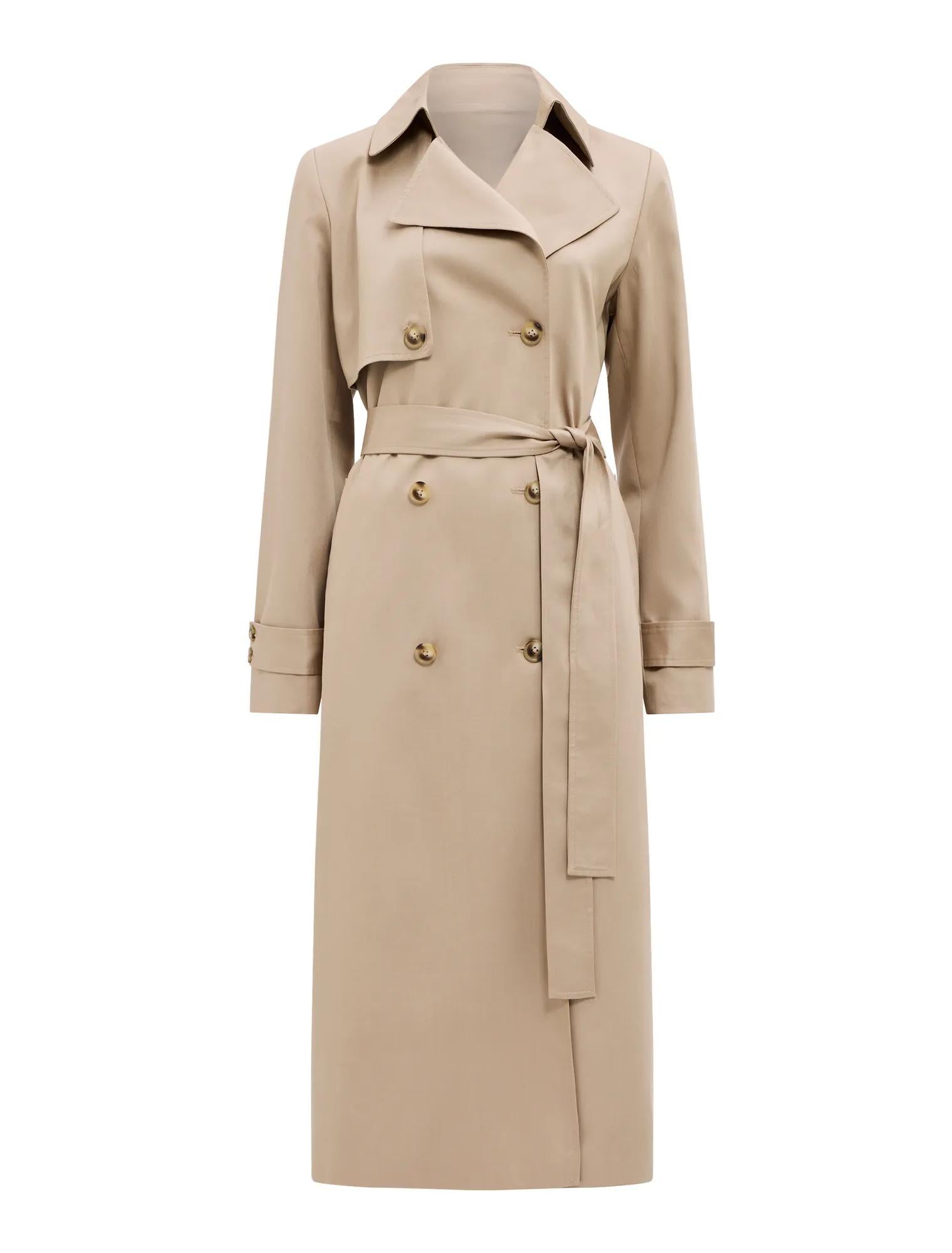 Ricky Soft Trench Coat Neutral_mannequin