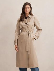 Ricky Soft Trench Coat Neutral