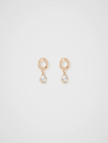Celia Link Stone Drop Earring Gold/Crystal_mannequin