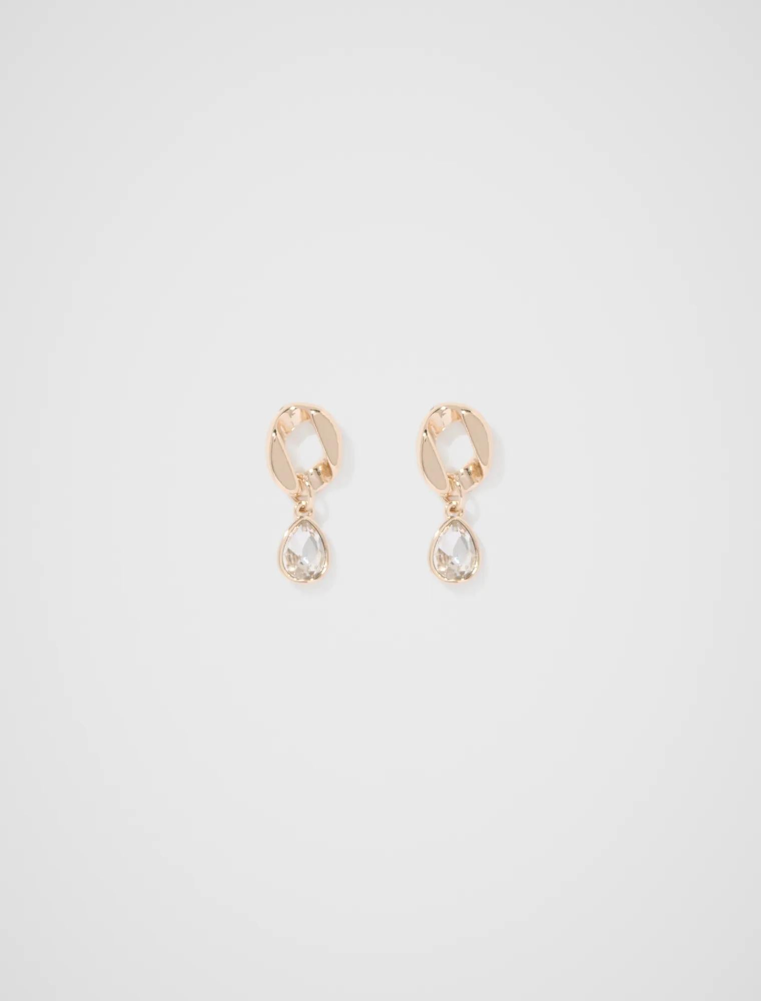 Celia Link Stone Drop Earring Gold/Crystal_mannequin