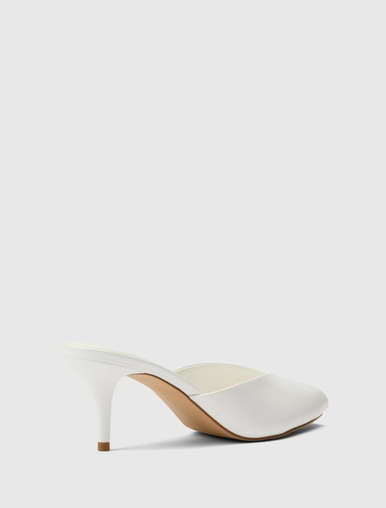Milly Peep Toe Mules White_mannequin