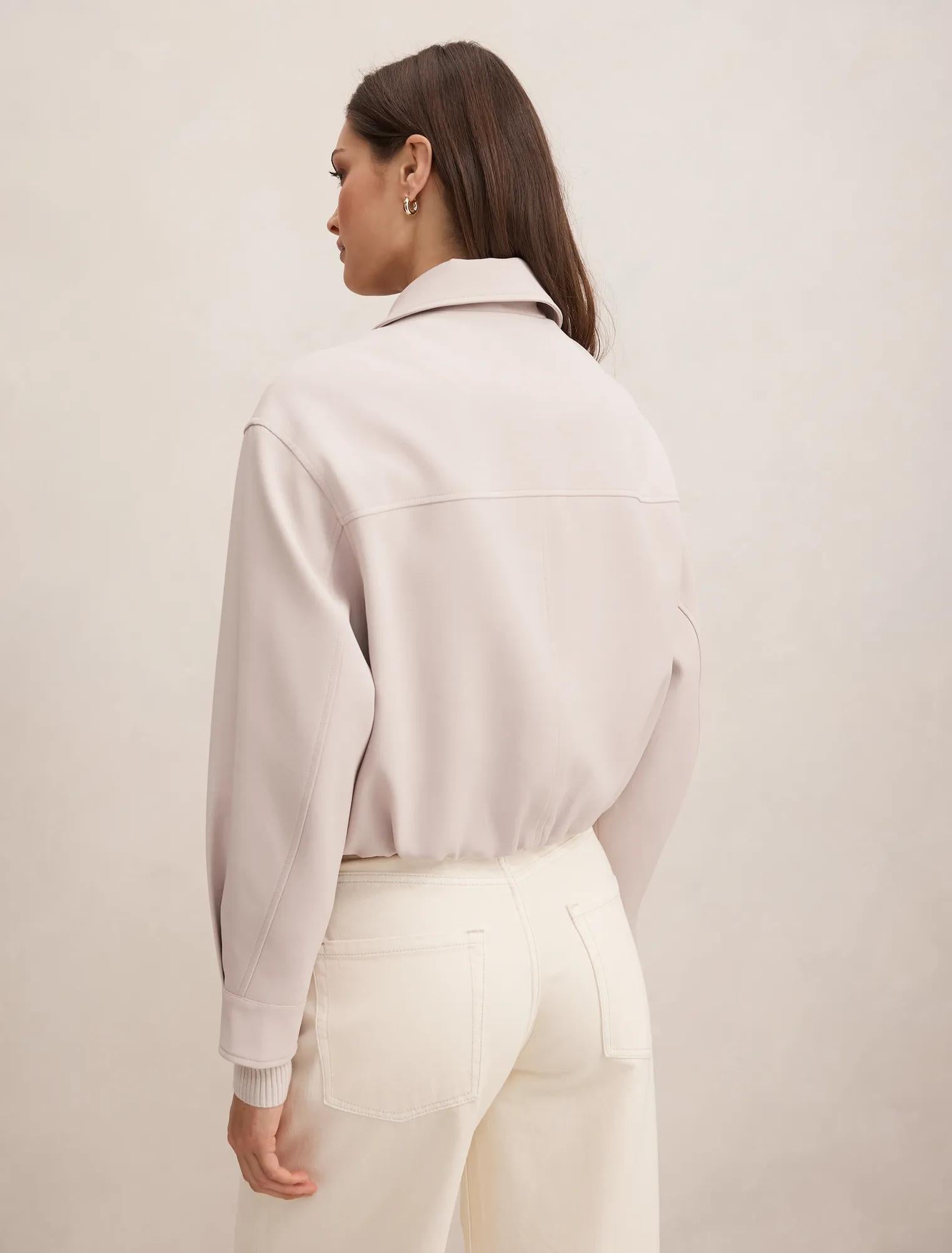 Alexia Top Collar Jacket Almond Milk