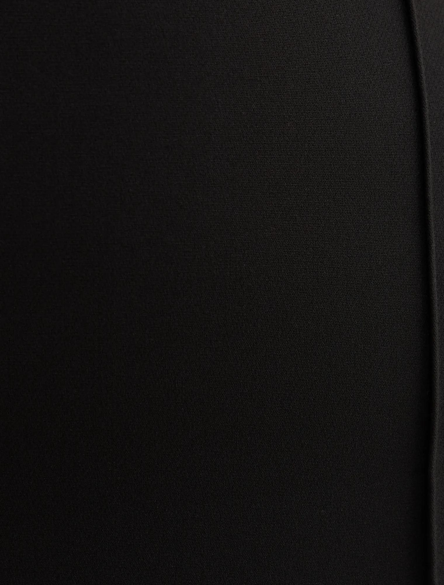 Poppy Pintuck Mini Skirt Black