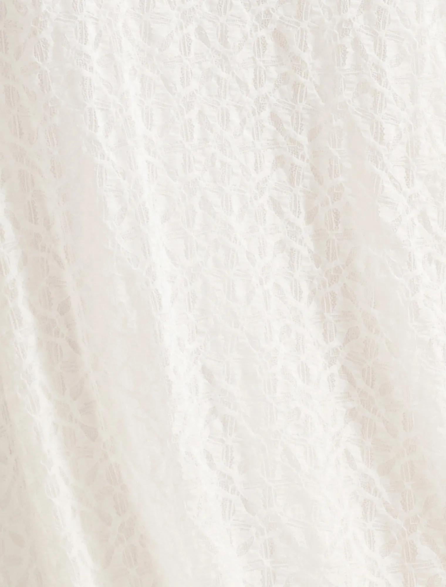 Tahlia Lace Maxi Skirt Porcelain Co-Ord