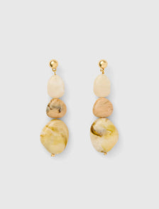 Bree Beaded Drop Earring Multi_mannequin