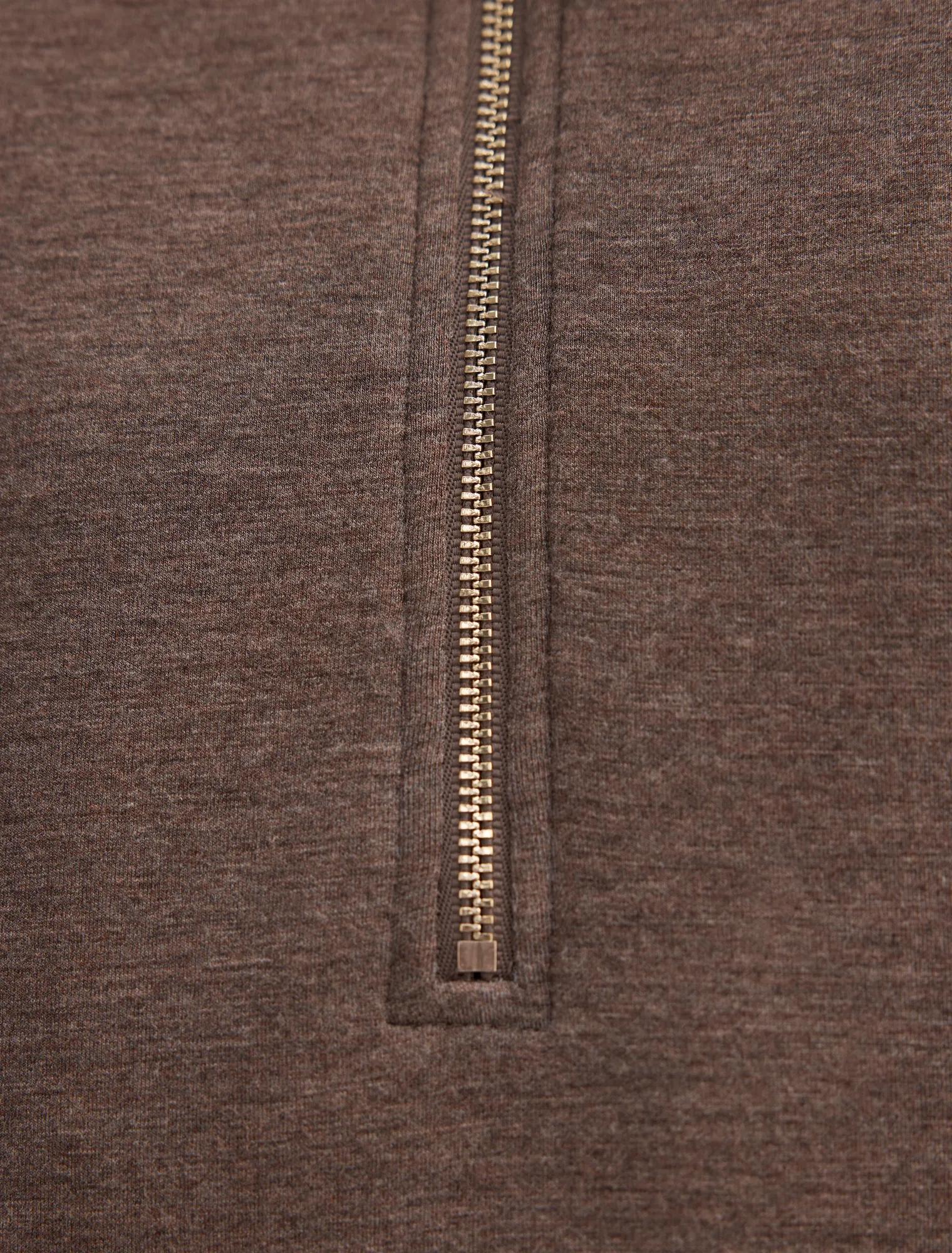 Heidi Seam Detail Lounge Jumper Mocha Marle