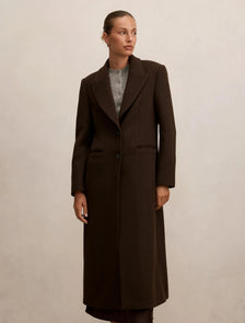 Isobel Top Coat Chocolate