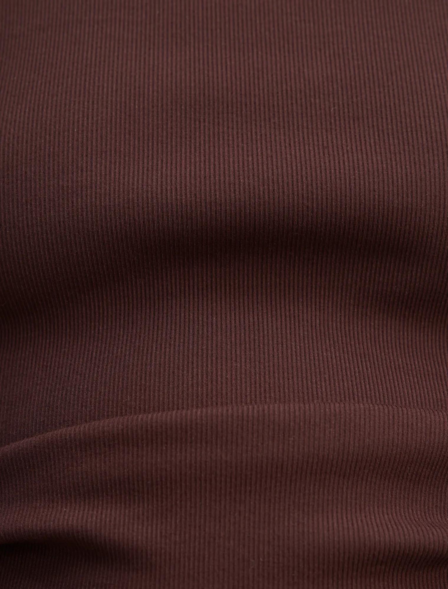 Kelly Tuck Detail Baby Tee Chocolate