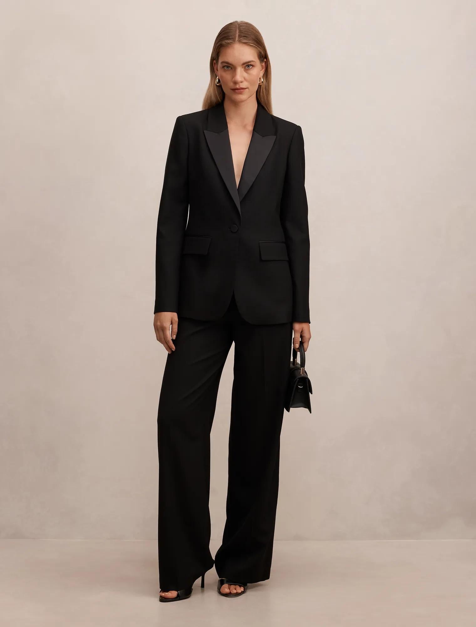 Tasmyn Tux Suit Blazer Black Suit