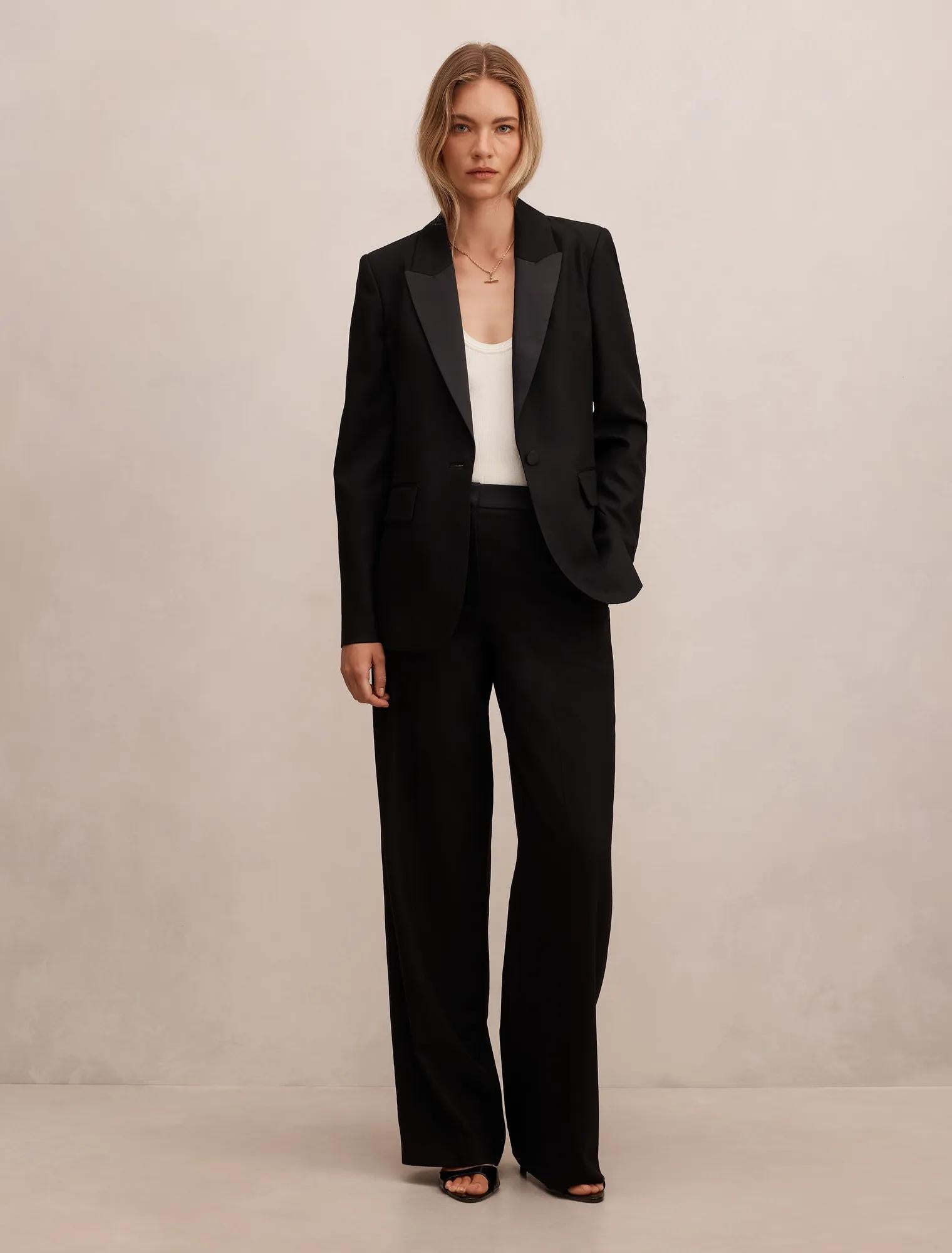 Tasmyn Tux Suit Blazer Black Suit