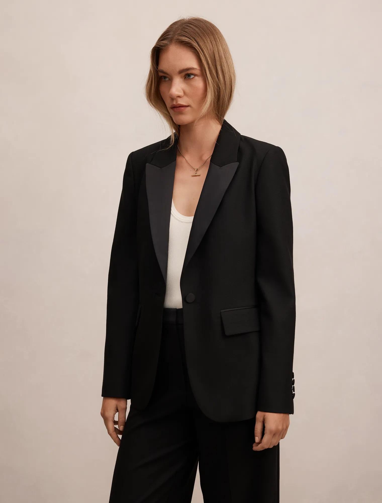 Tasmyn Tux Suit Blazer Black Suit