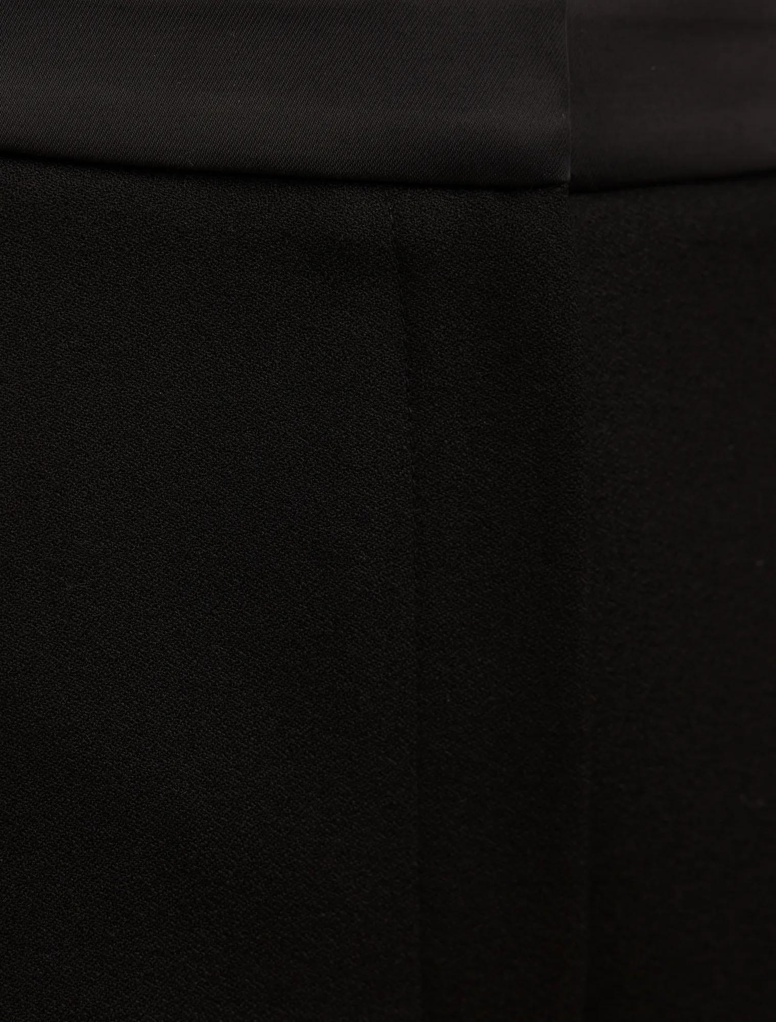 Rose Wool Suit Pants Black Suit