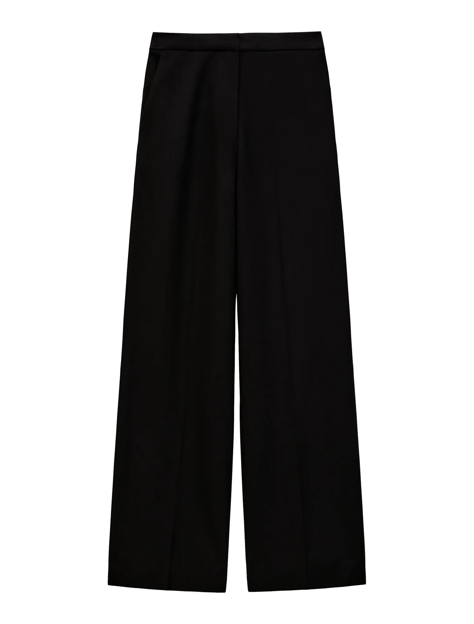 Rose Wool Suit Pants Black Suit_mannequin