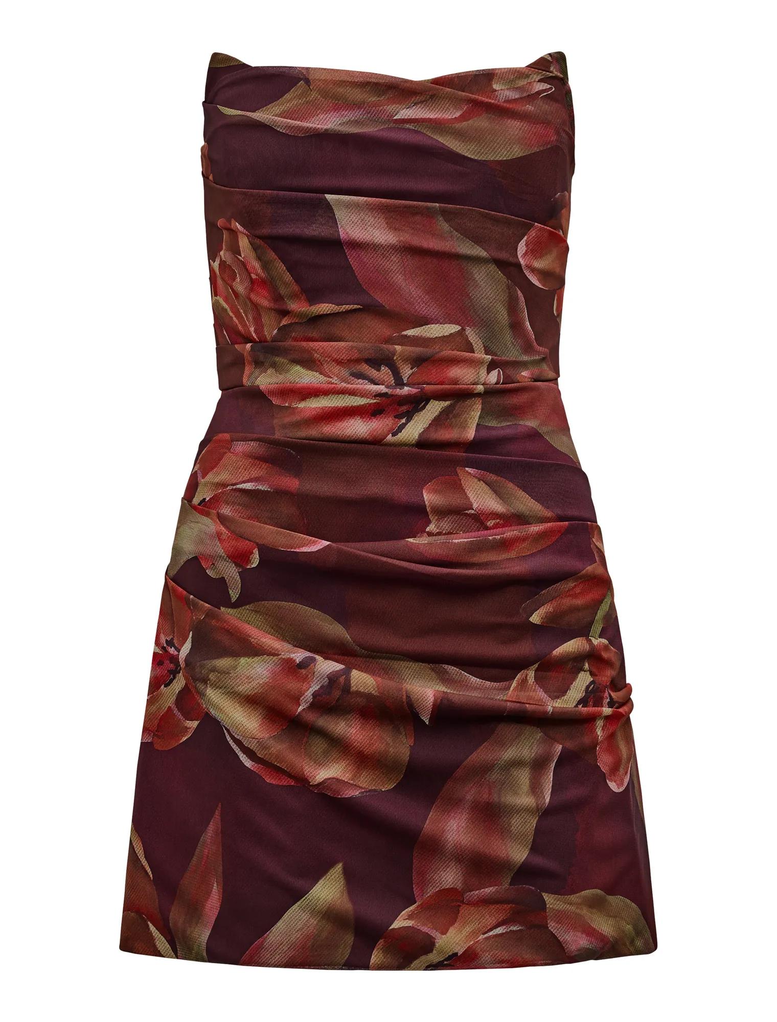 Zephina Strapless Mini Dress Bruny Floral