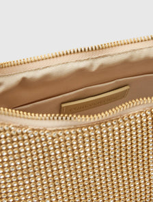 Paloma Curve Clutch Gold_mannequin