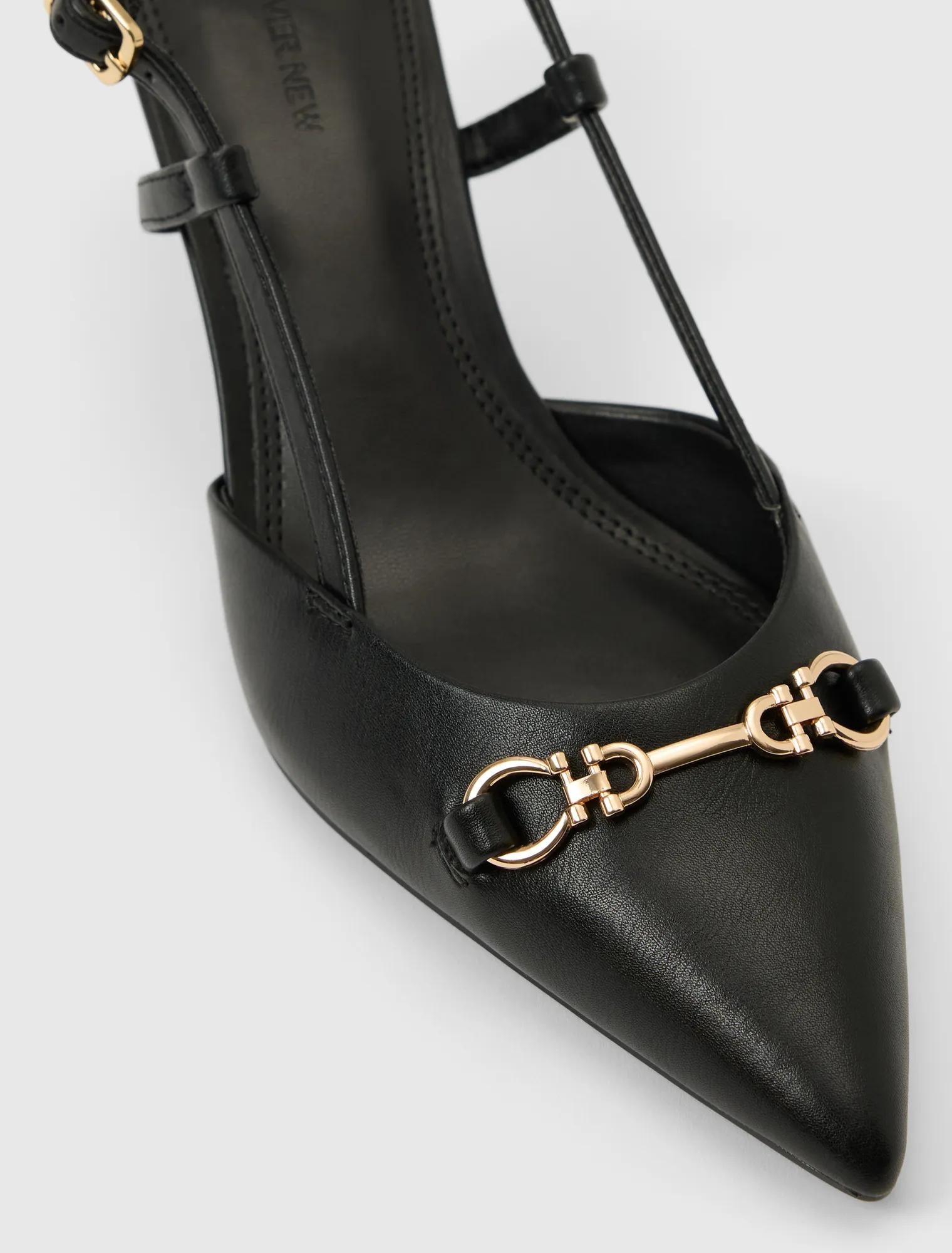 Camille 2 Slingback Mid Heel Black_mannequin