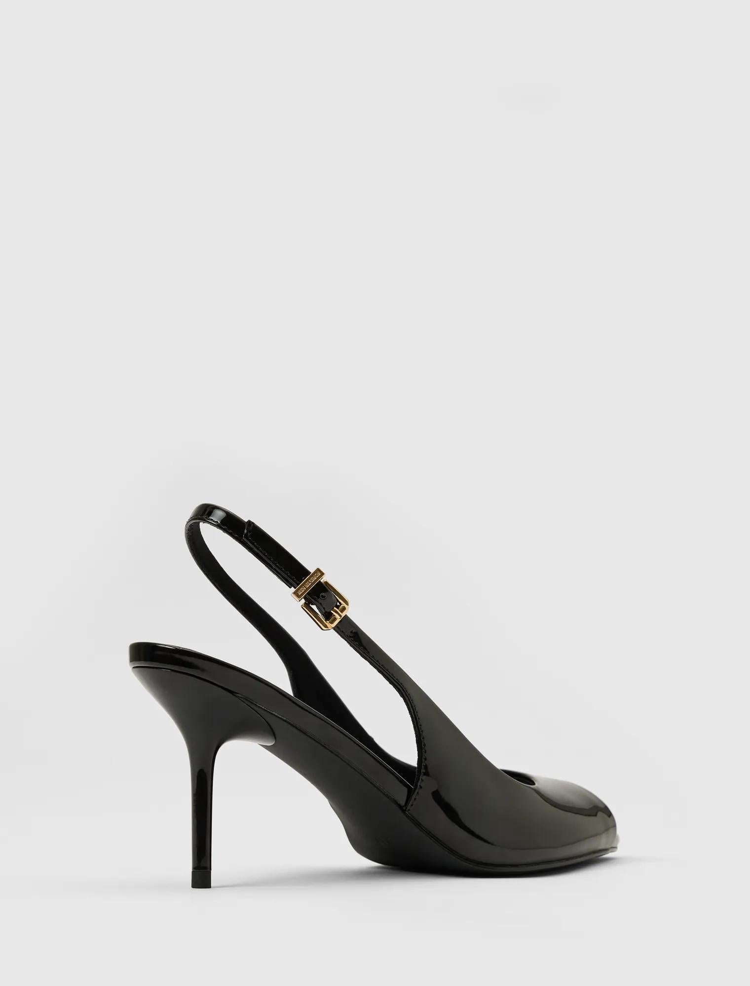 Lana Peep Toe Heeled Slingbacks Black_mannequin