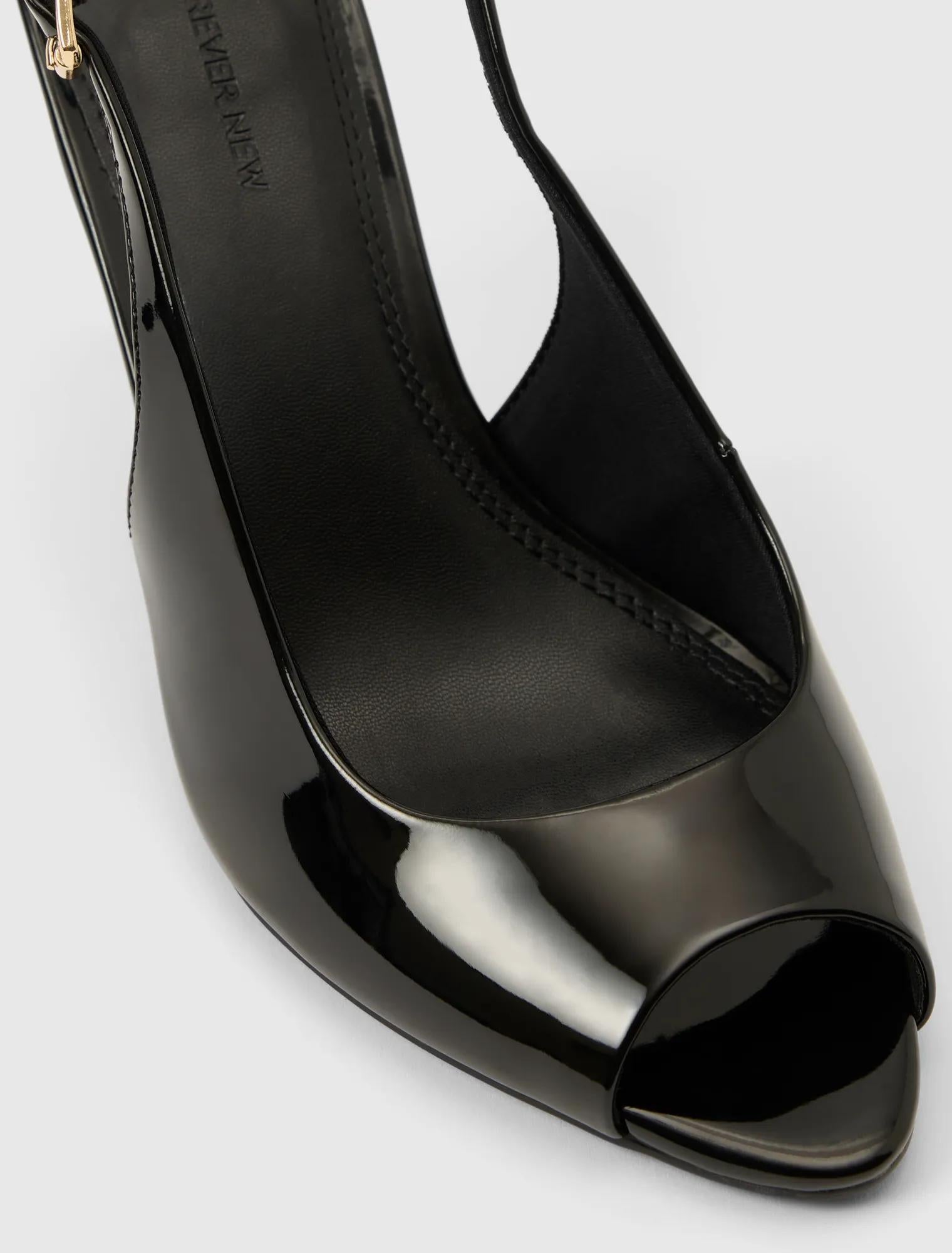 Lana Peep Toe Heeled Slingbacks Black_mannequin