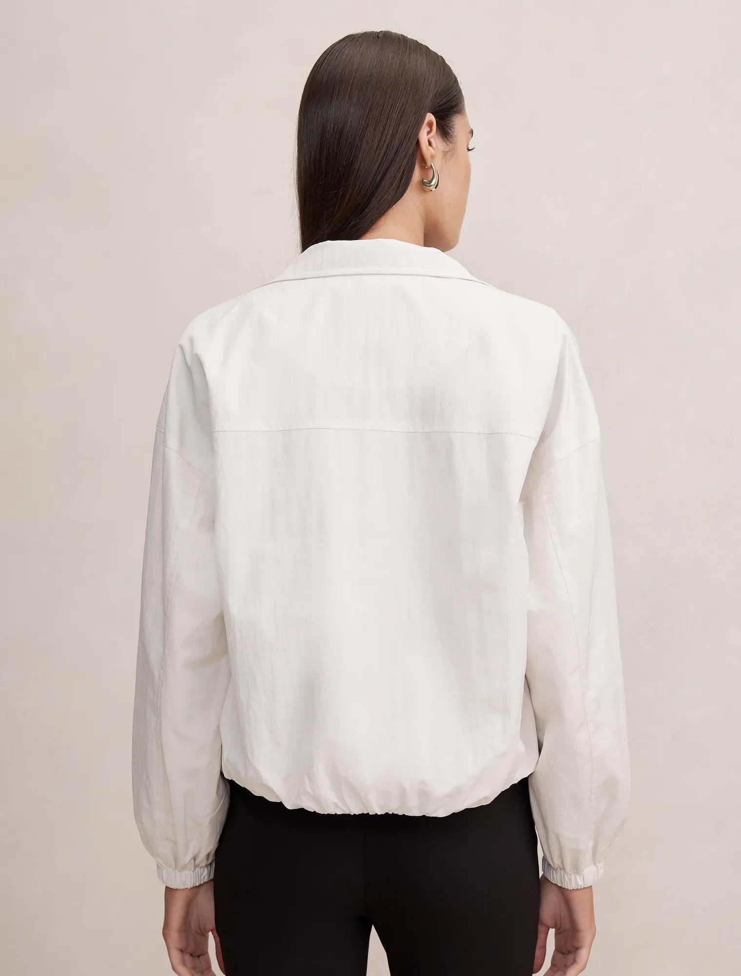 Eliza Windbreaker Jacket Bone