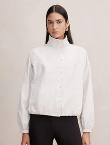 Eliza Windbreaker Jacket Bone