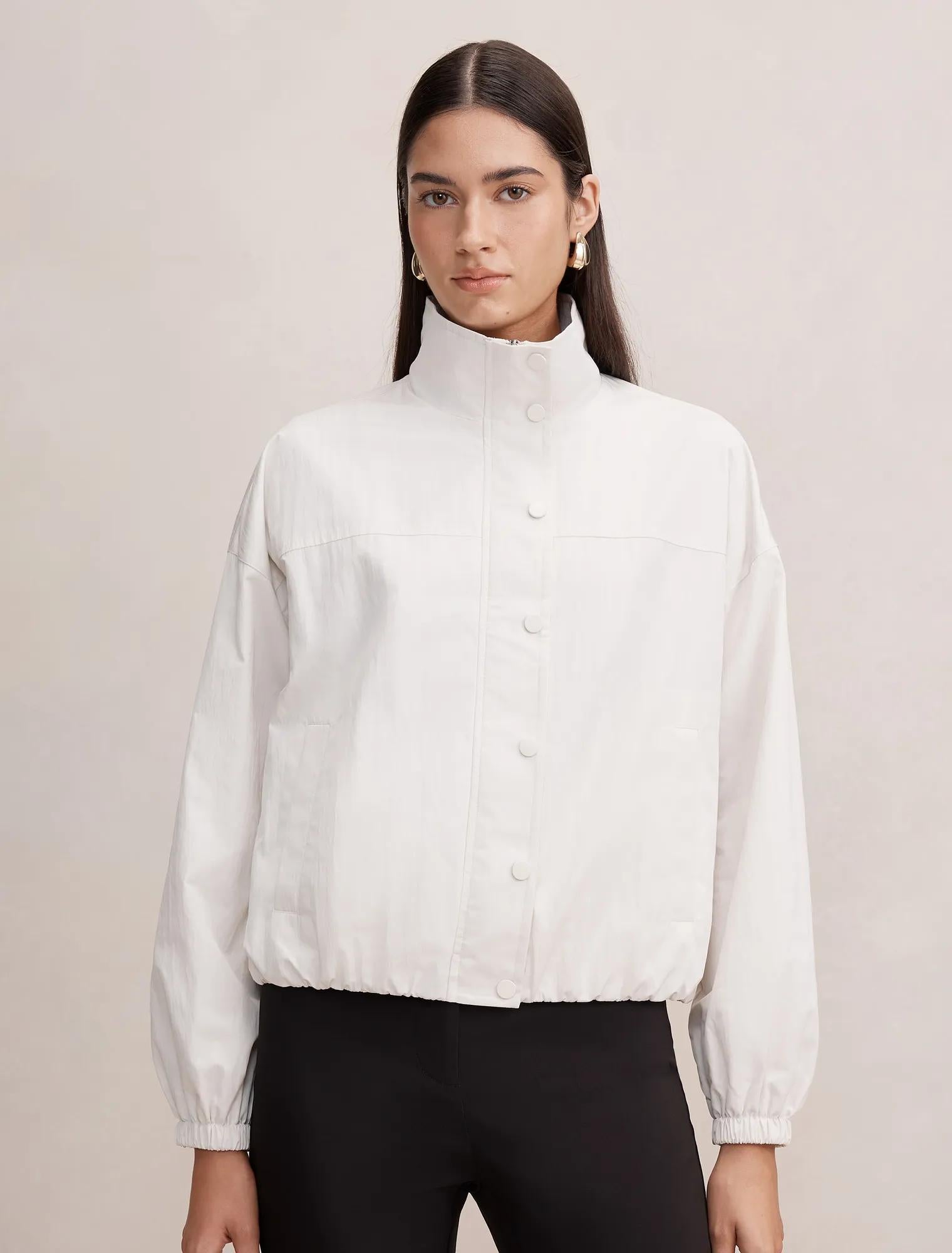 Eliza Windbreaker Jacket Bone