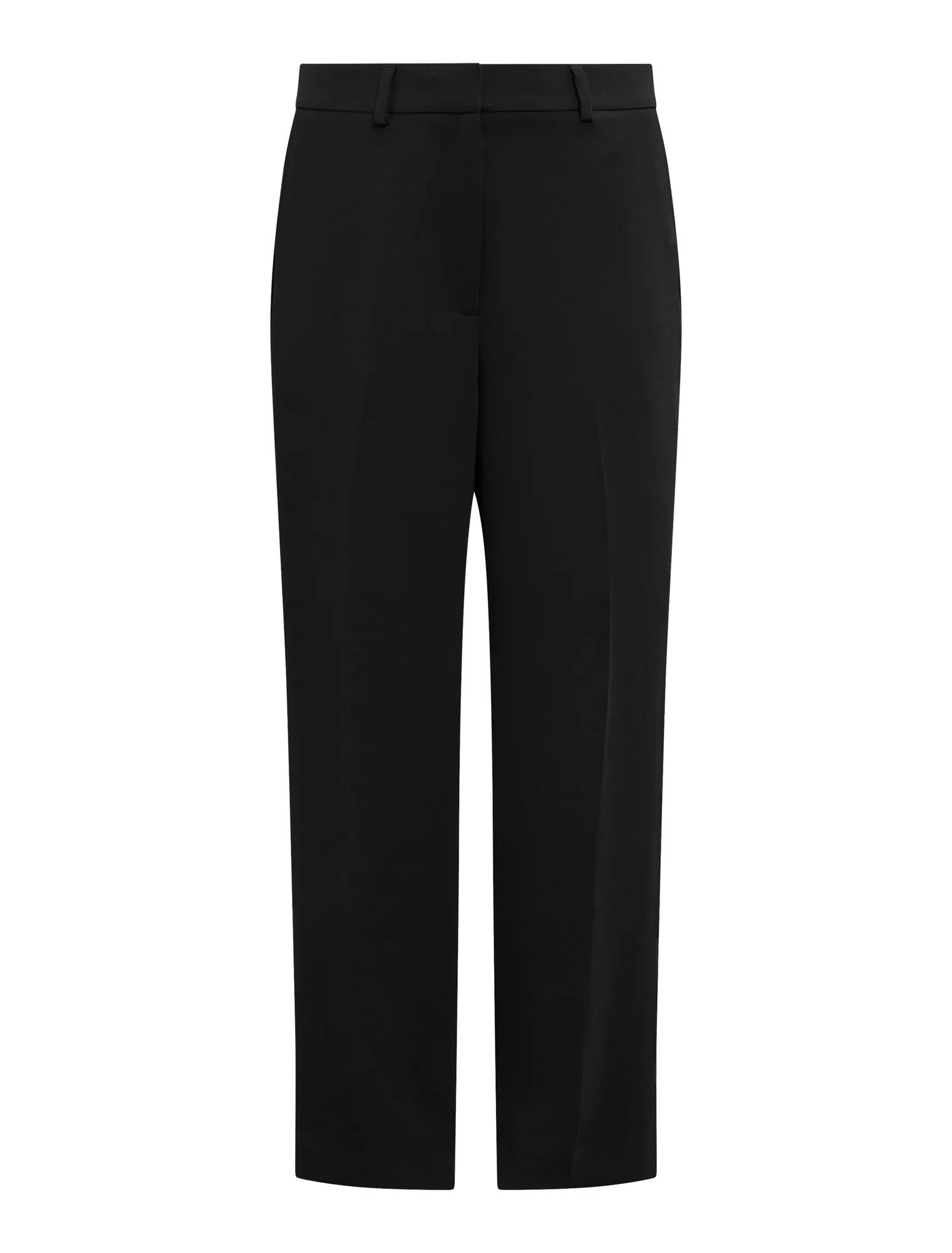 Dani Curve Tailored Straight Pants Black