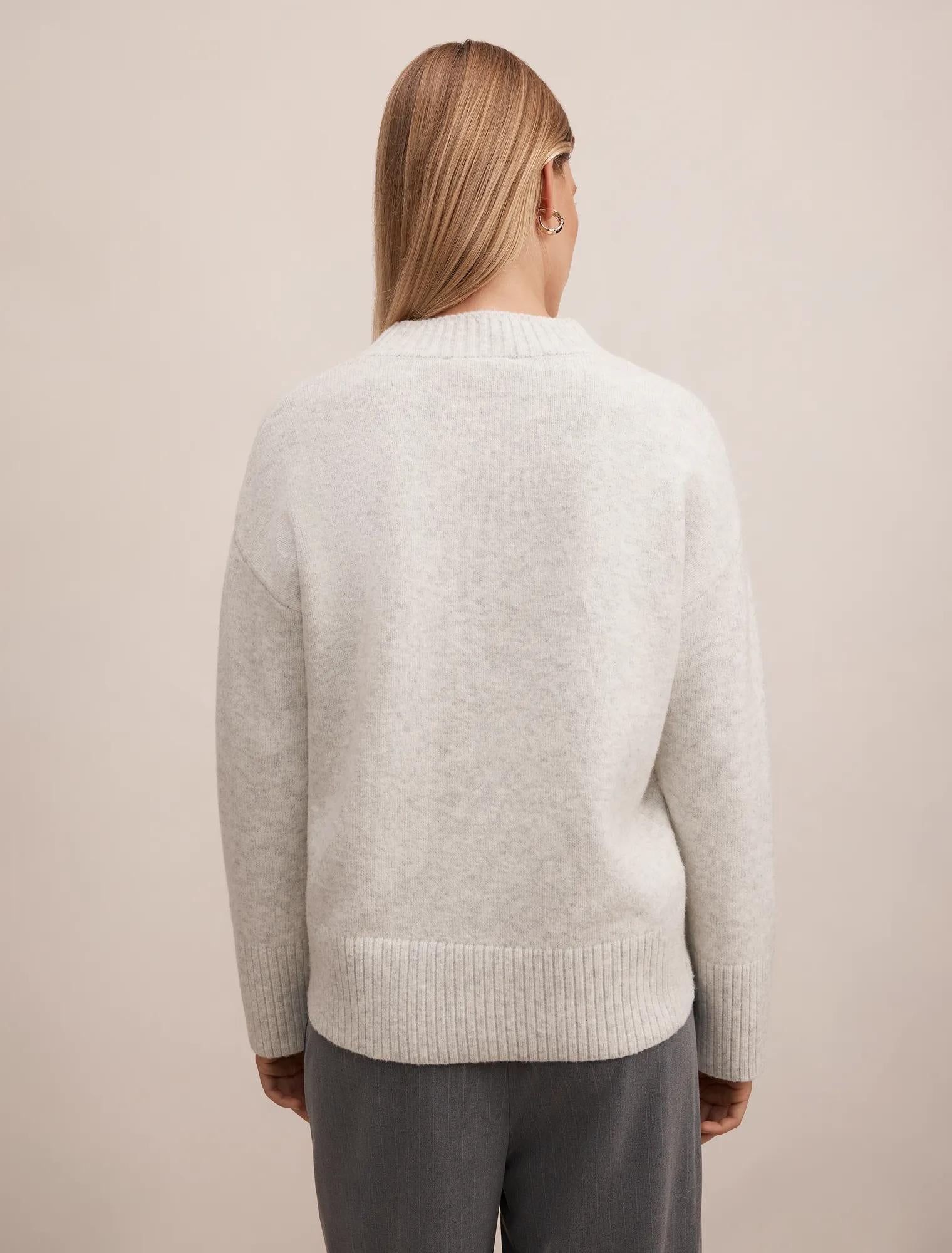 Kerrie Relaxed Sweater Soft Grey