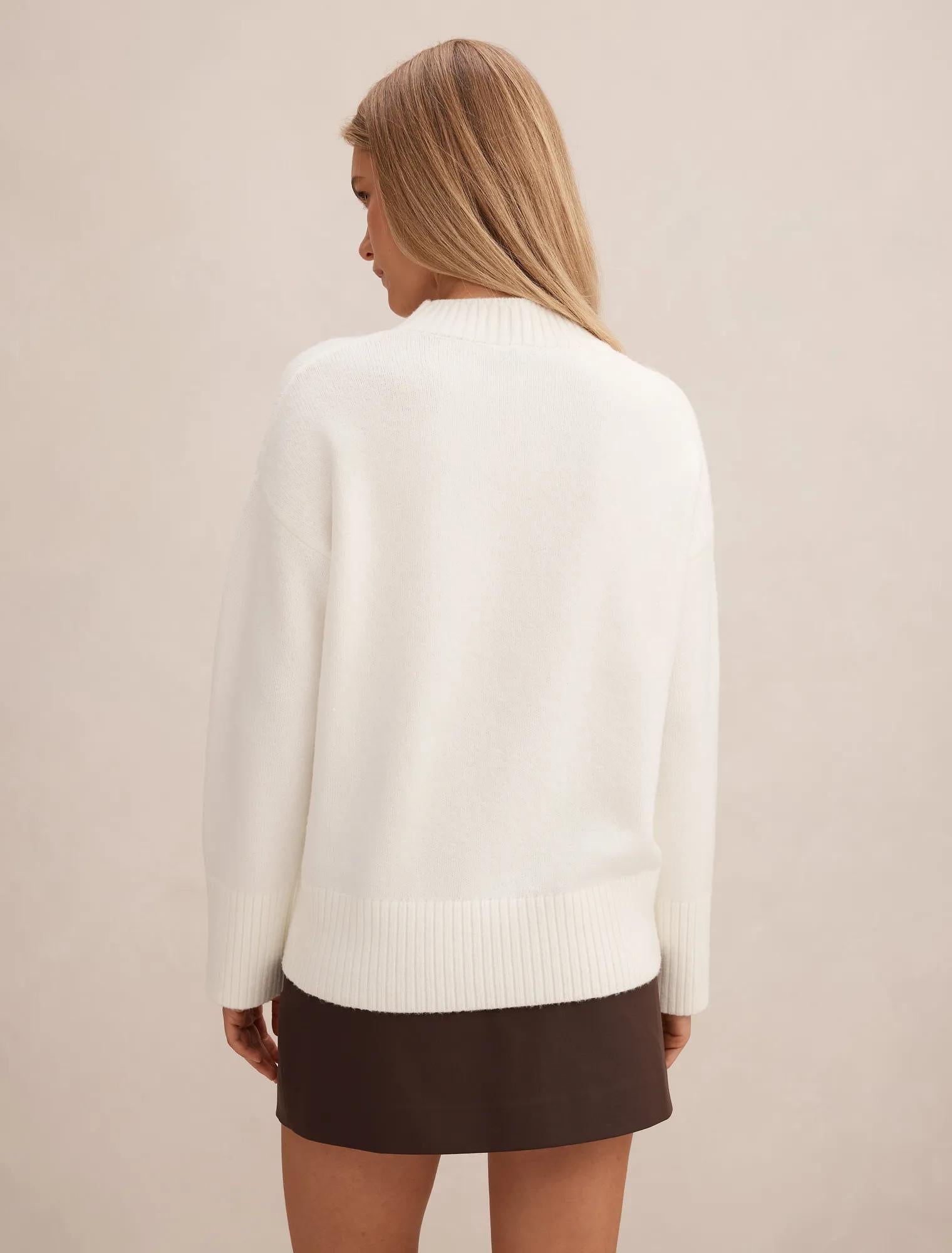 Kerrie Relaxed Sweater Cream