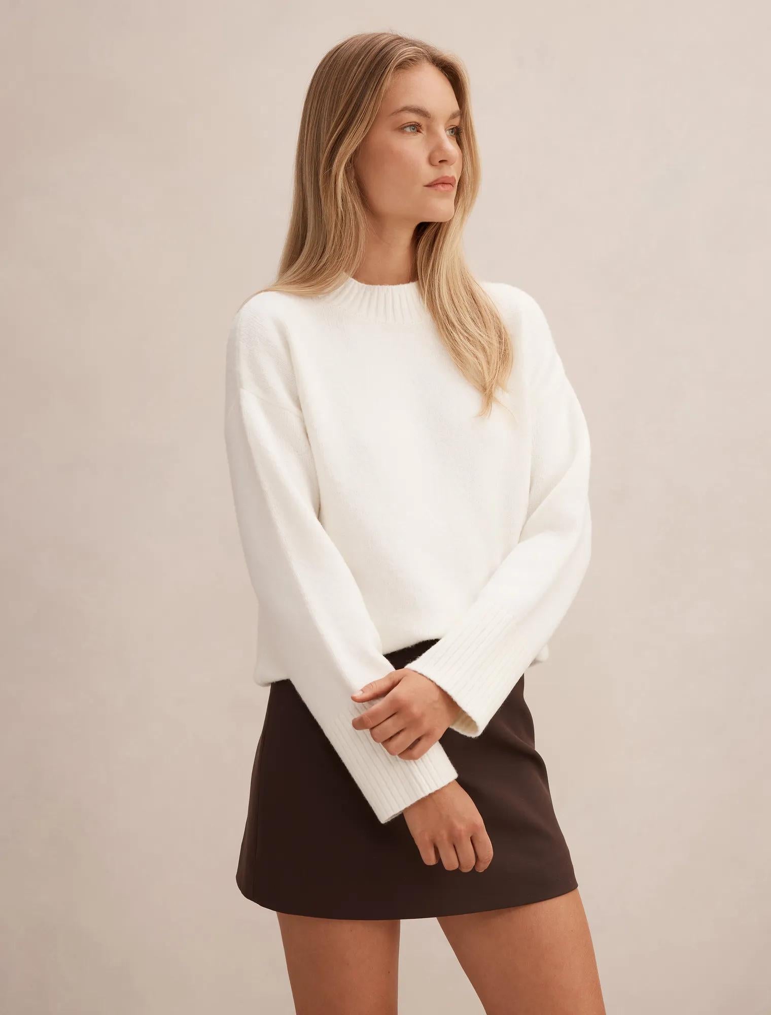 Kerrie Relaxed Sweater Cream