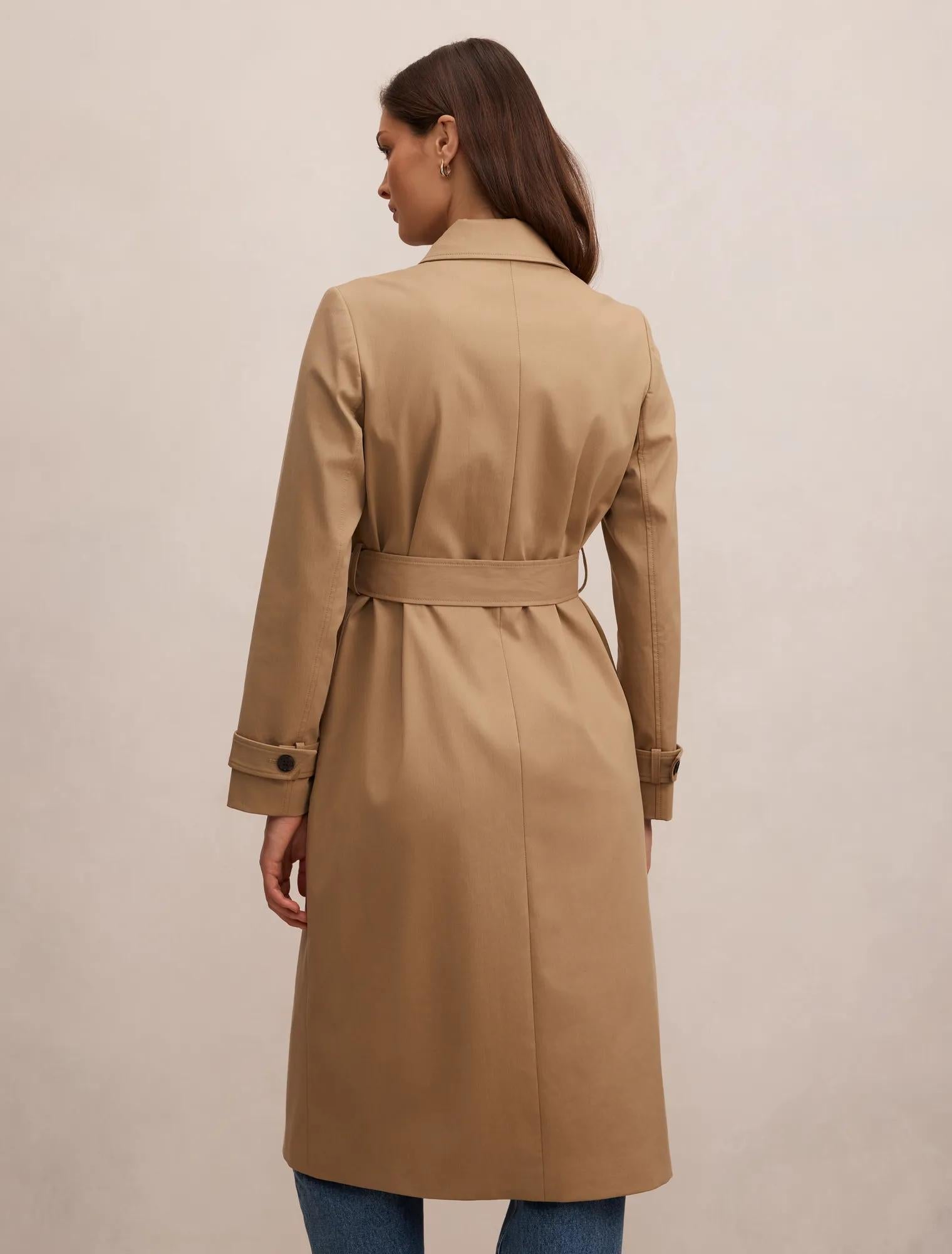 Maisie Belted Car Coat Deep Sand