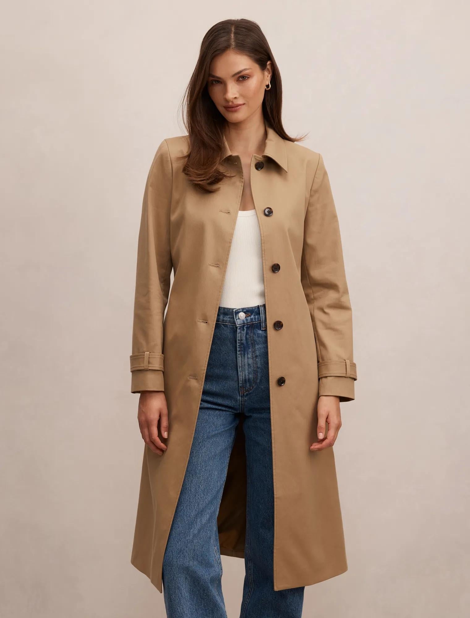 Maisie Belted Car Coat Deep Sand