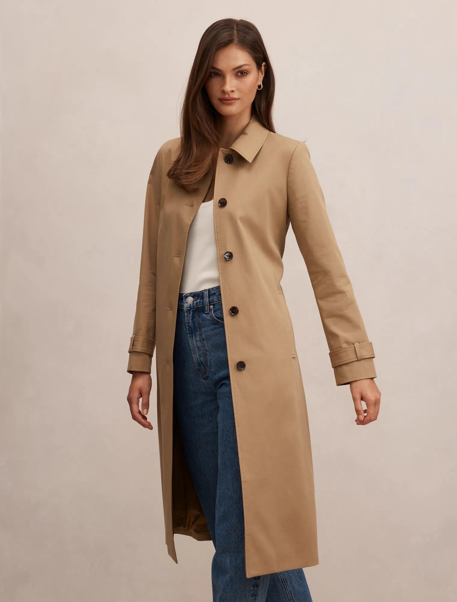 Maisie Belted Car Coat Deep Sand