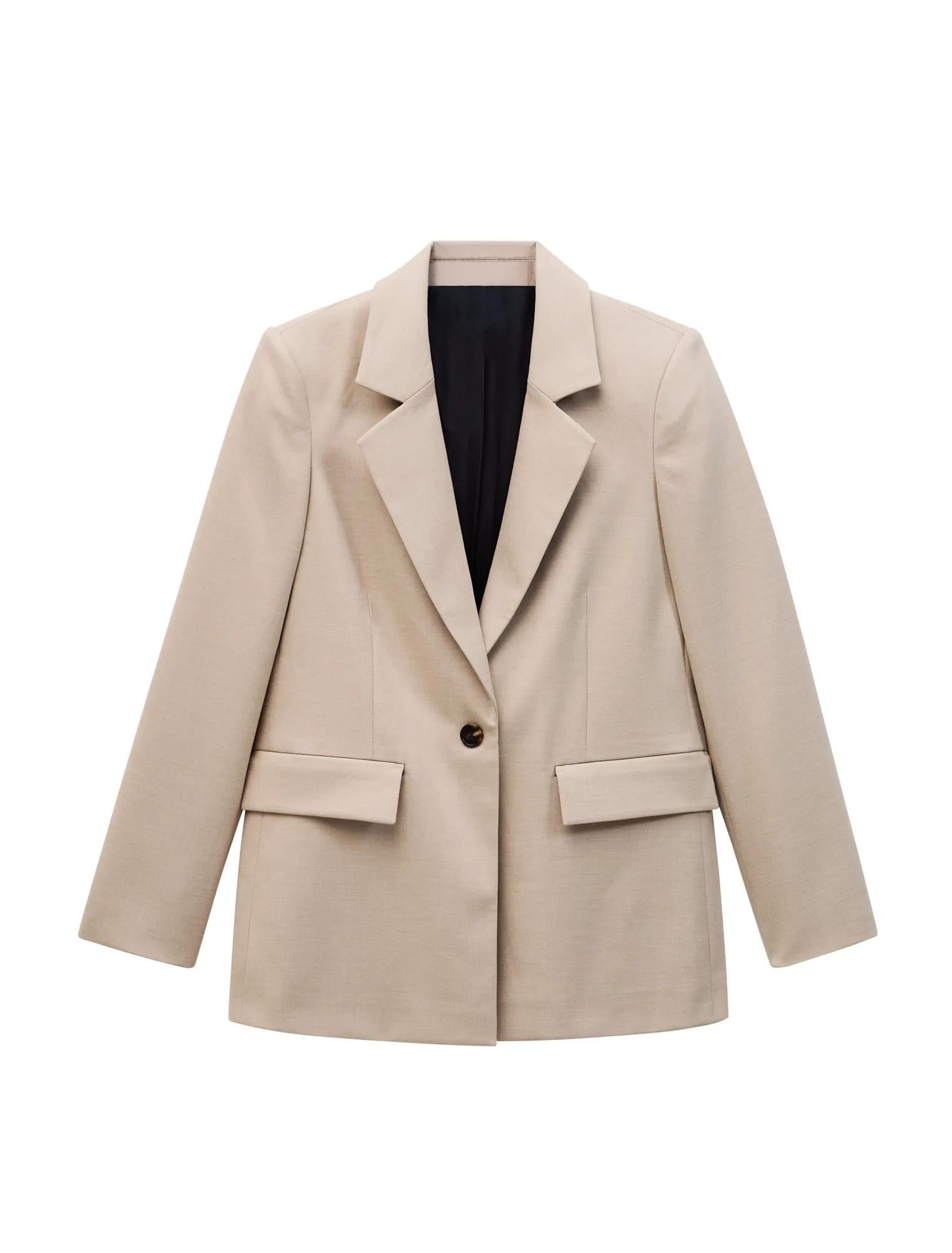 Rachel Relaxed Twill Blazer Neutral Suit_mannequin