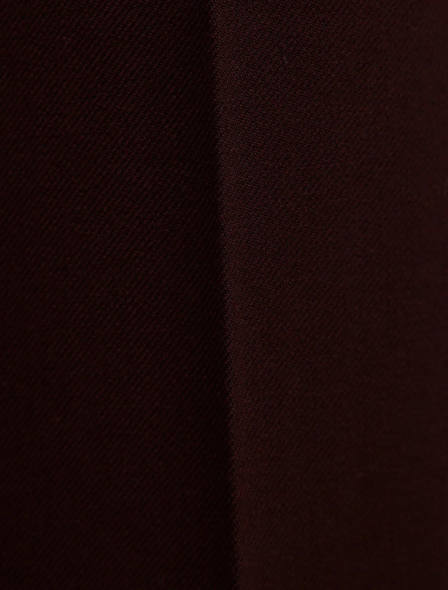 Wynn Slim Wide Leg Suit Pants Deep Aubergine Suit