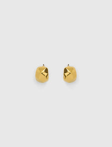 Abbey Waterproof Abstract Earrings Gold Plated_mannequin
