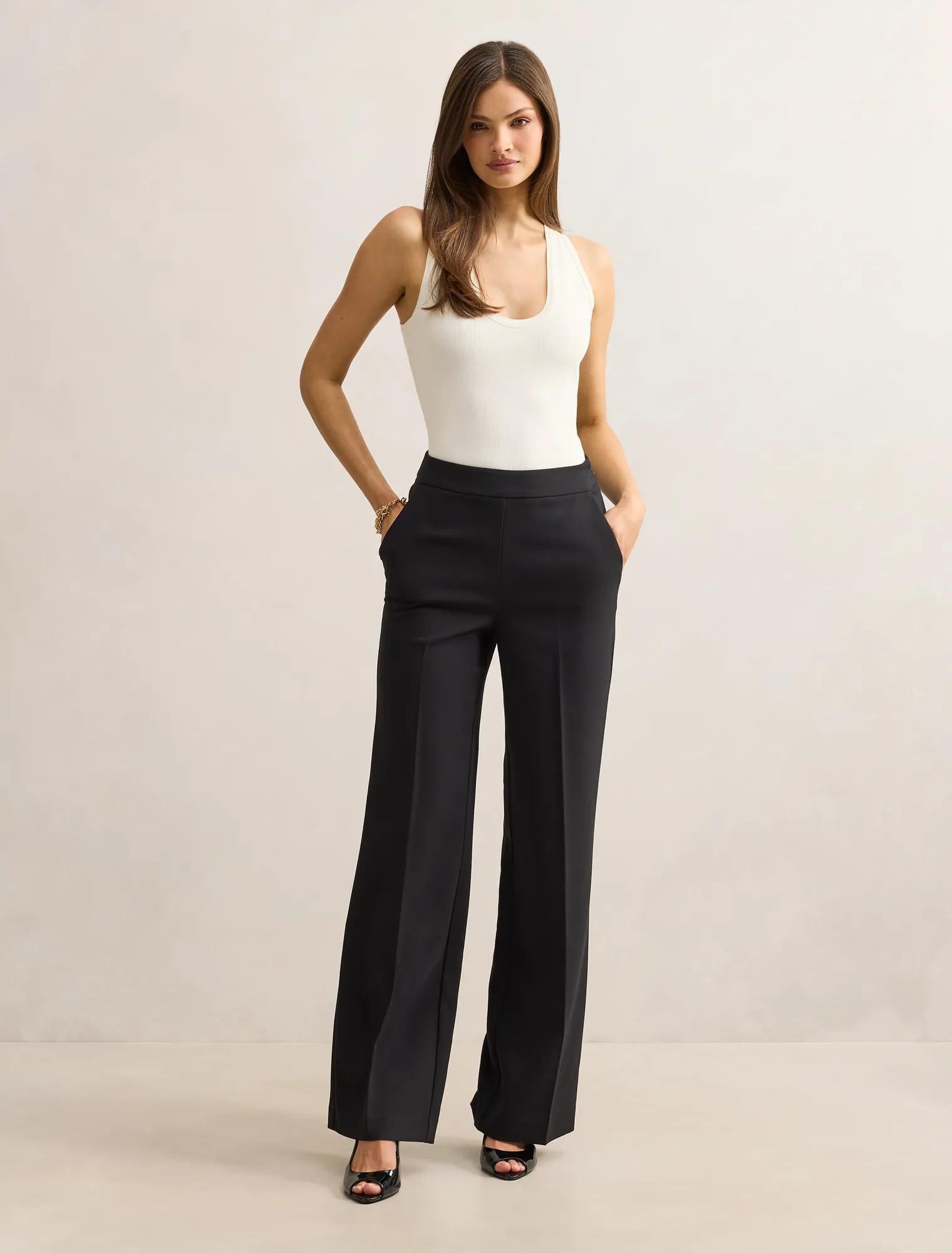Marissa Tall Wide Leg Pants Black