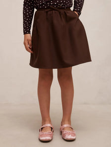 Violet Girls A-Line Skort Chocolate