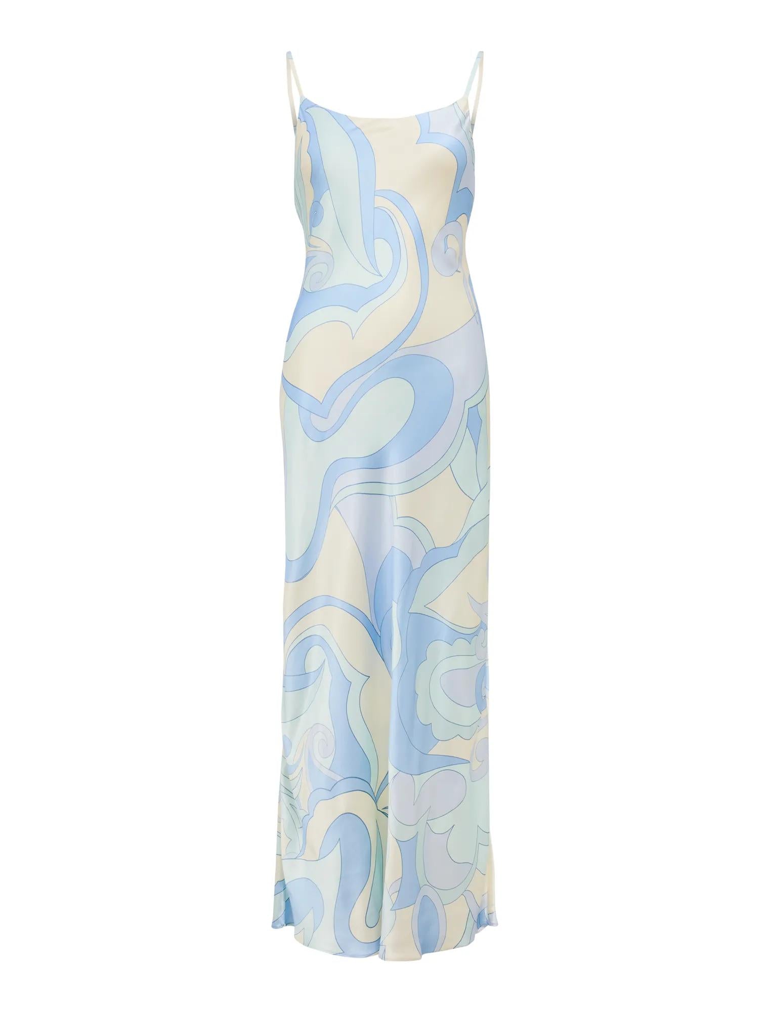 Violet Strappy Slip Dress Riviera Swirl_mannequin