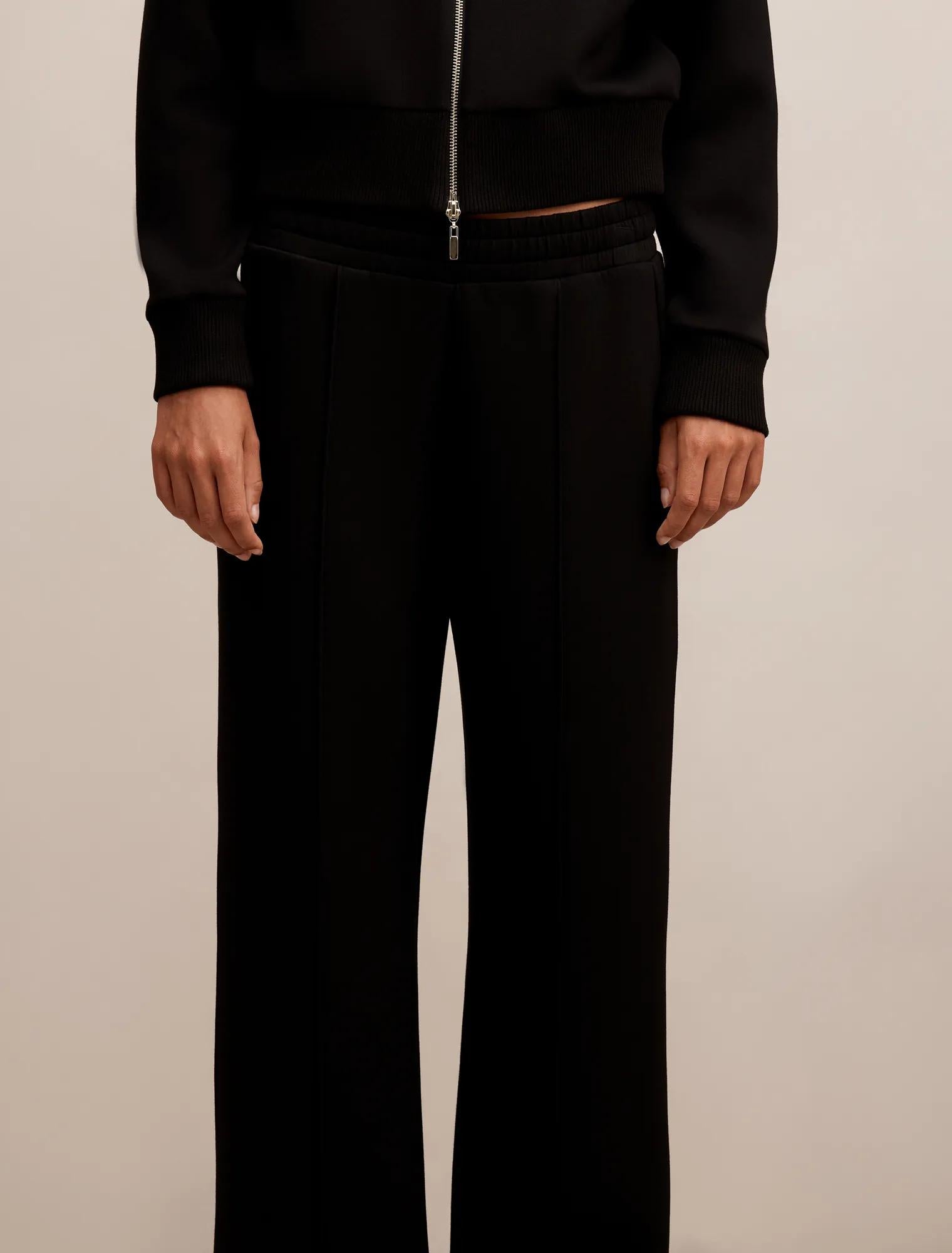 Hunter Wide Leg Lounge Pant Black