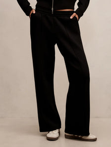 Hunter Wide Leg Lounge Pant Black