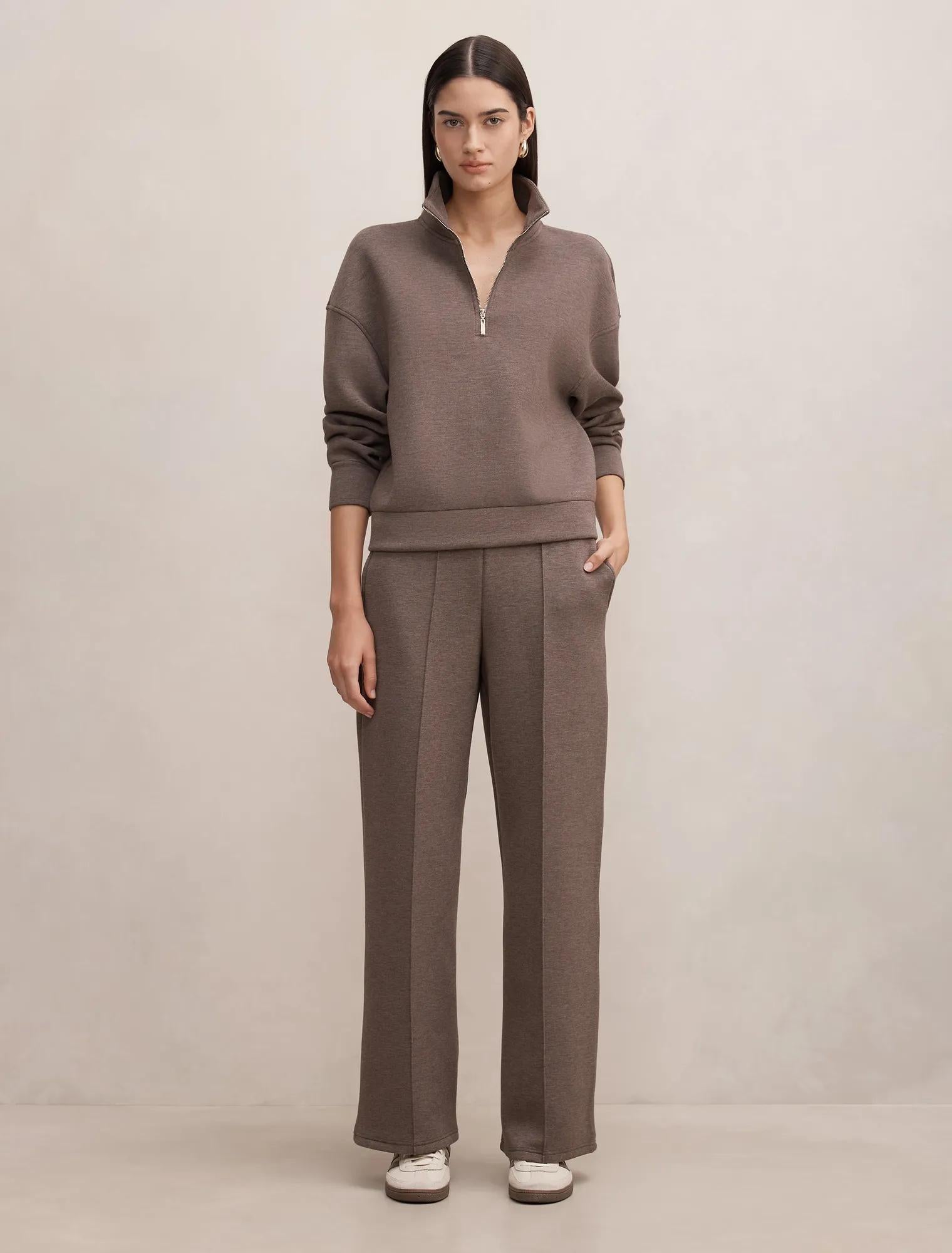 Hunter Wide Leg Lounge Pants Mocha Marle
