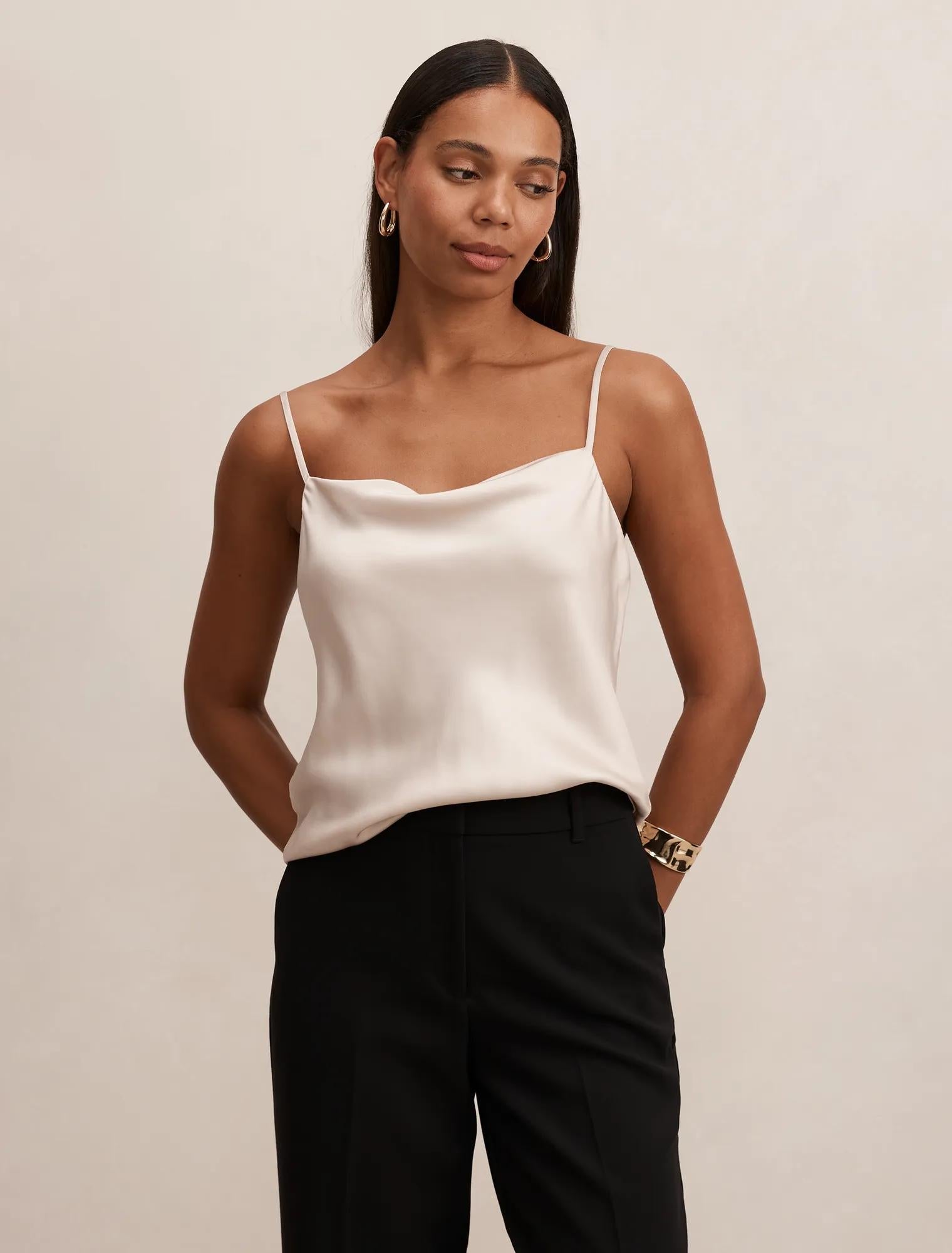Tamsyn Satin Cami Champagne