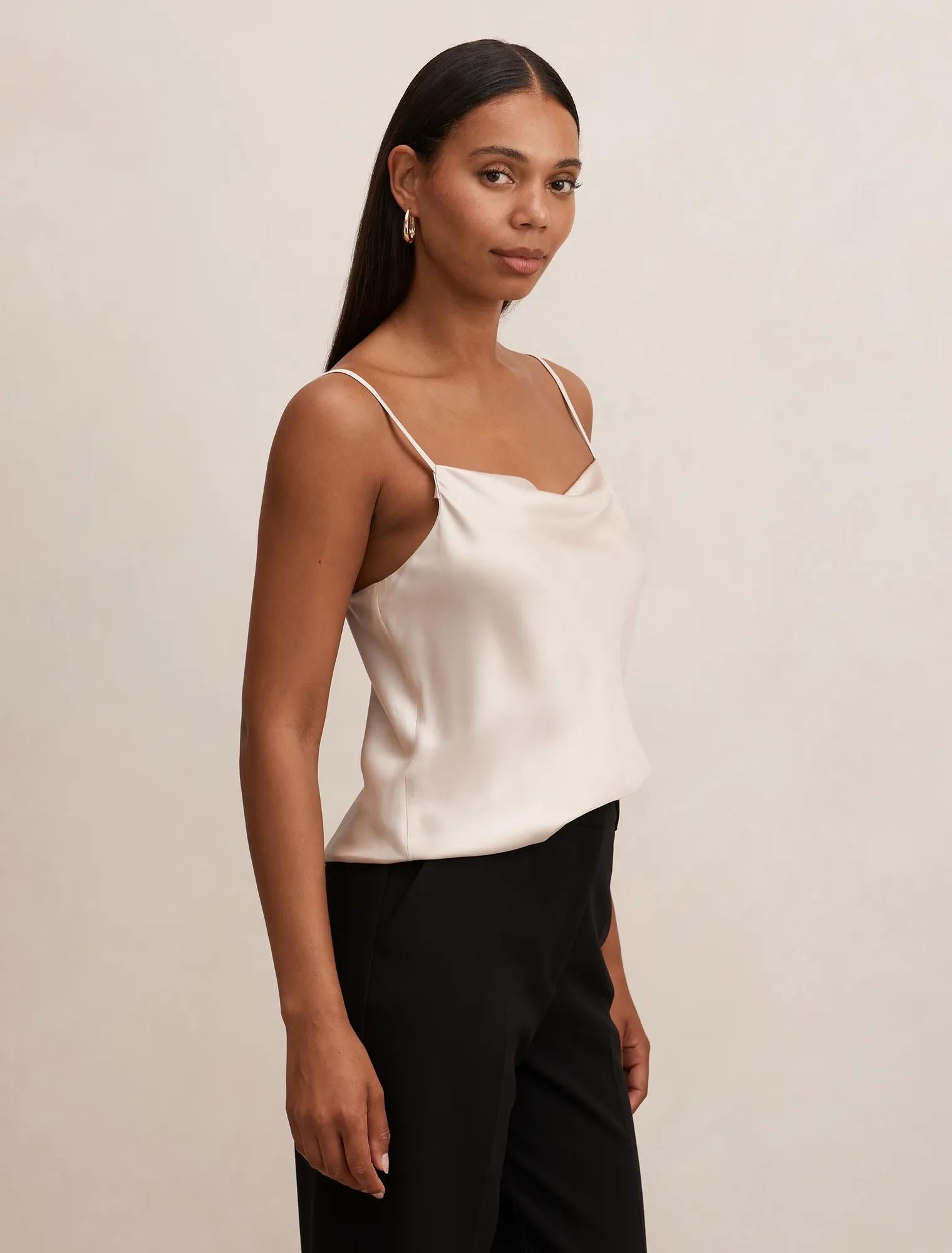 Tamsyn Satin Cami Champagne