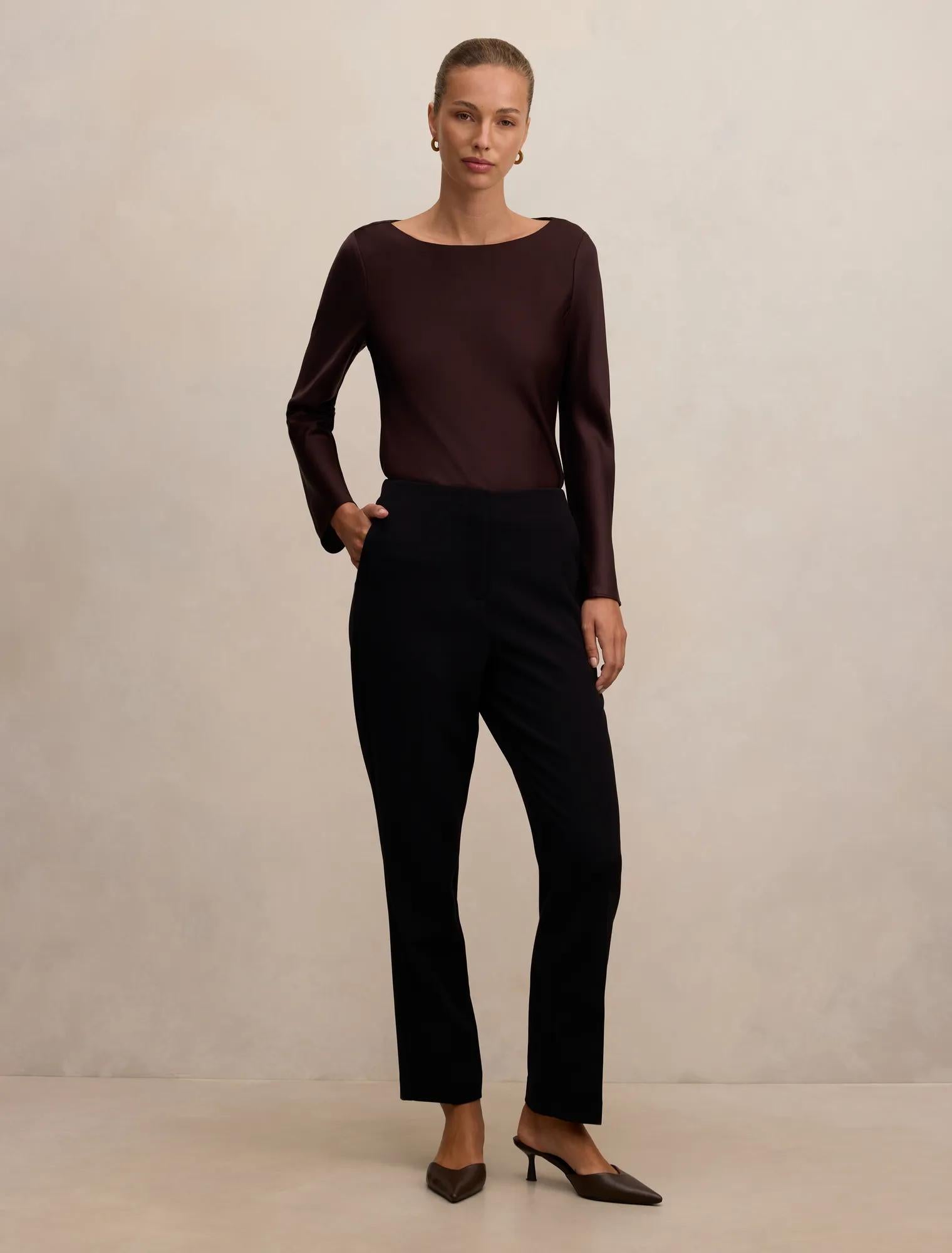Jemima Tapered Pants Black