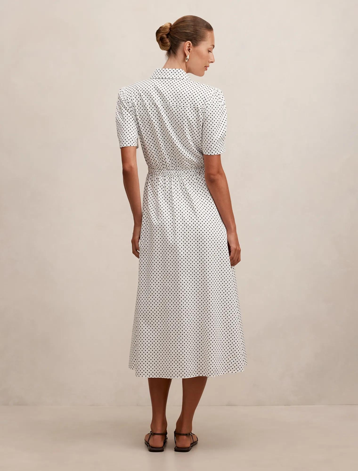 Harper Draw Cord Midi Dress Archer Spot