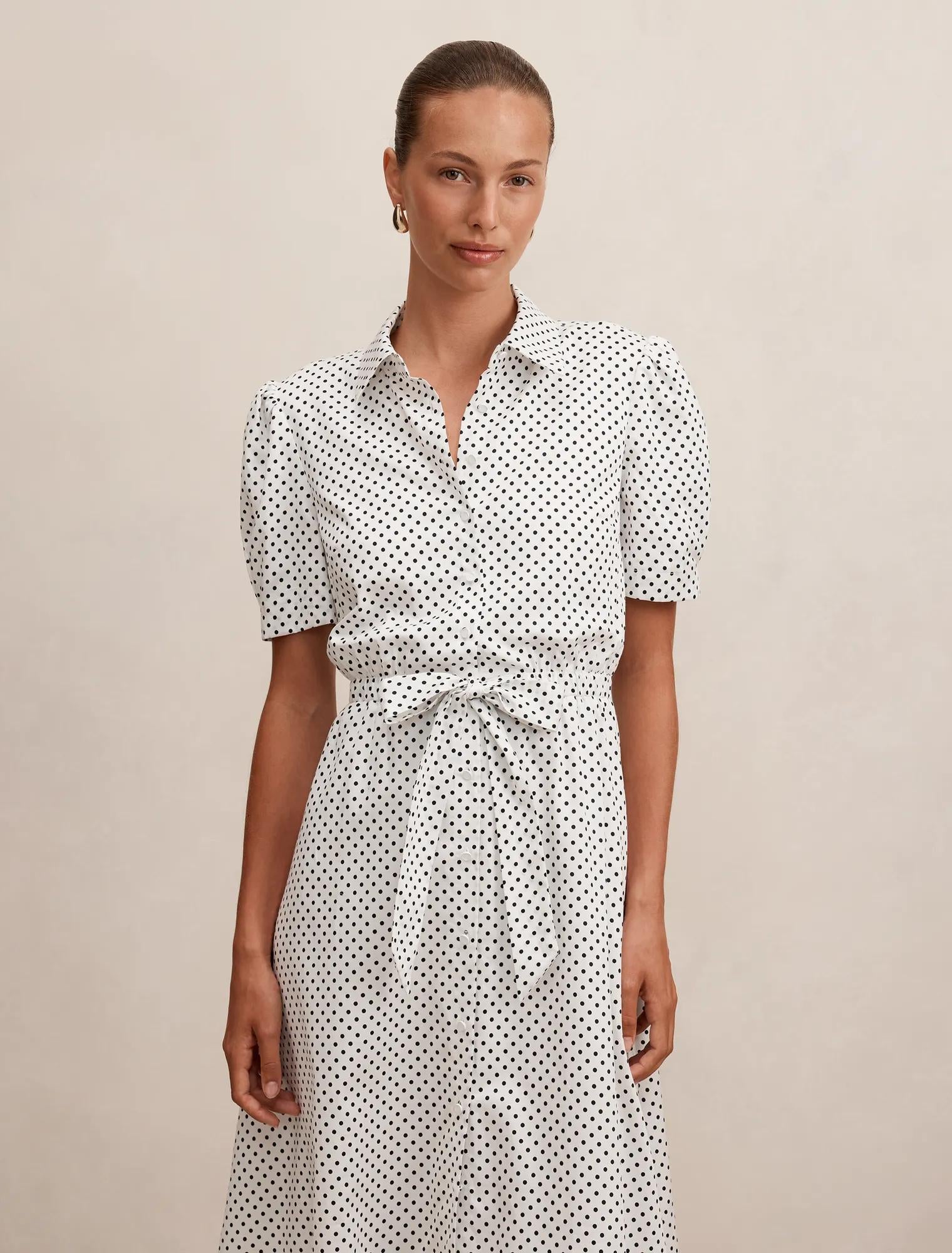 Harper Draw Cord Midi Dress Archer Spot