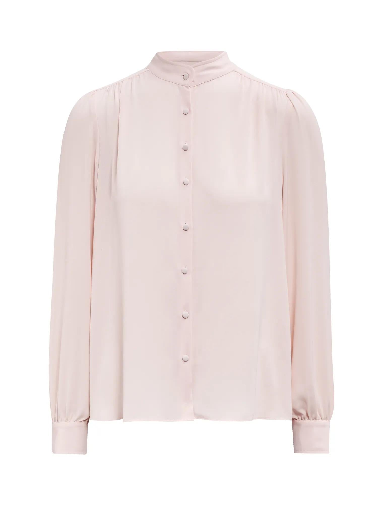 Bailey Long Sleeve Blouse Rosewater