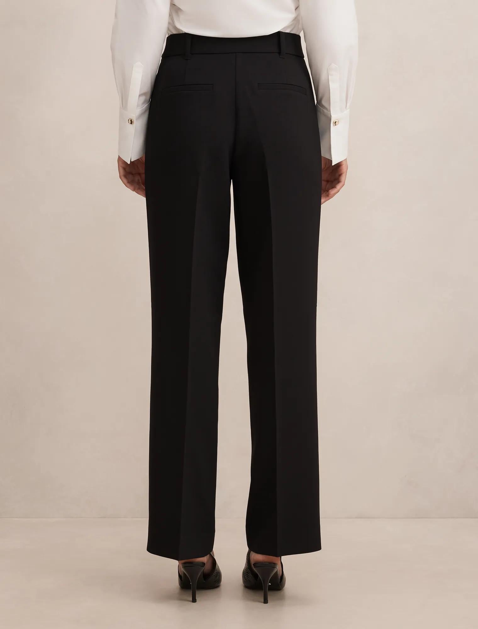 Ada Straight Leg Pants Black